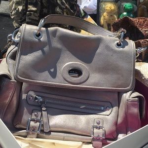 SILVER COACH HANDBAG